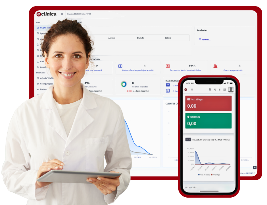 Mockup do Aplicativo Efficient